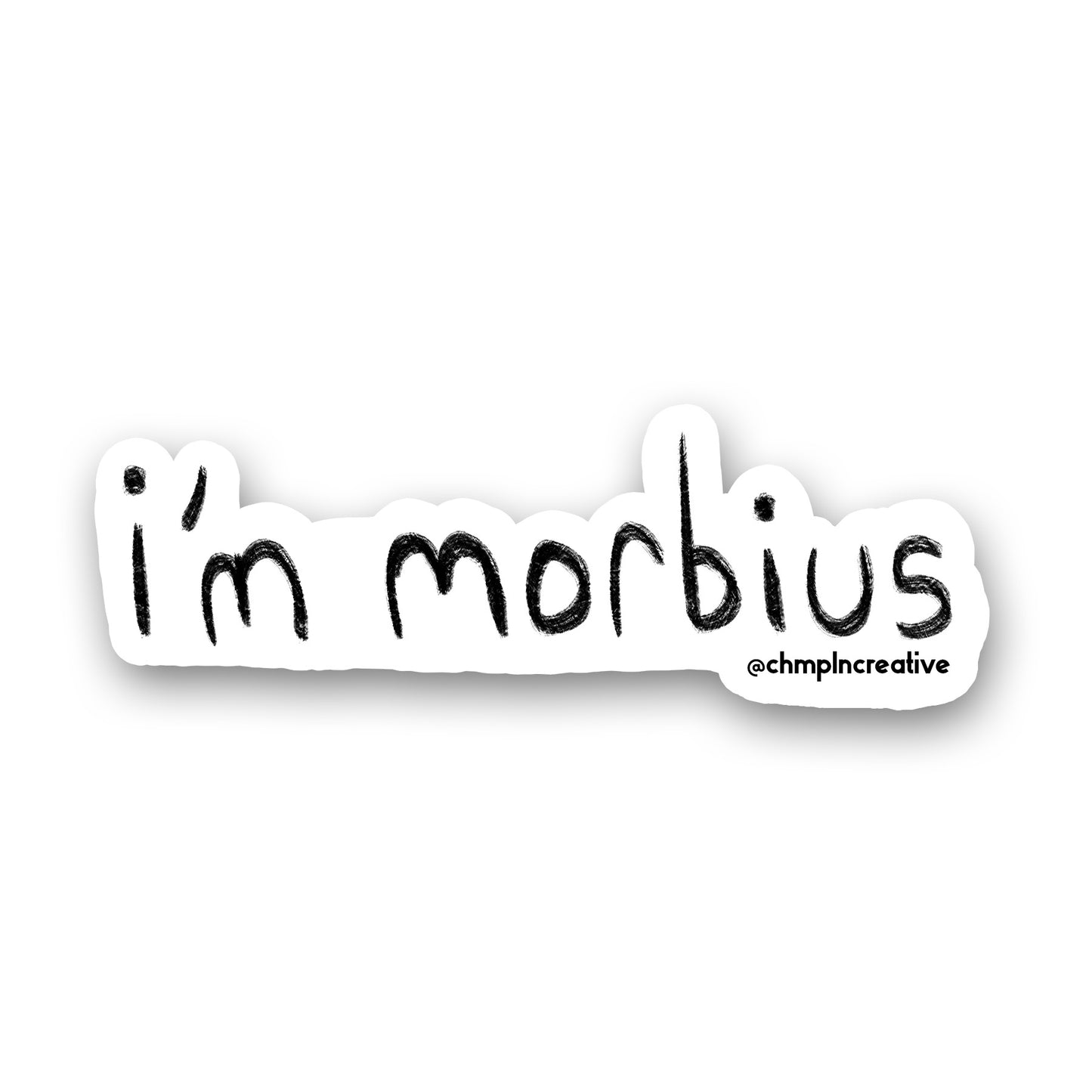 i'm morbius sticker